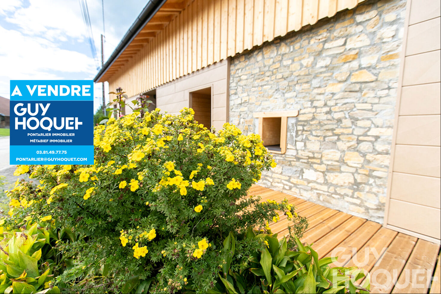 A VENDRE FERME RENOVEE TERRAIN GARAGE CARPORT