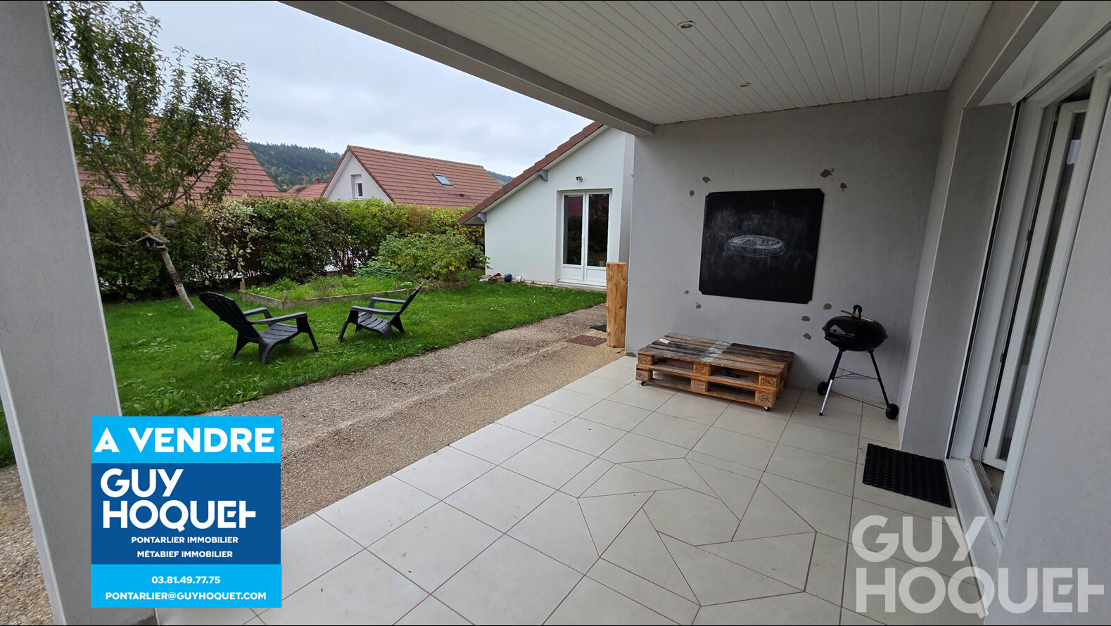 A VENDRE MAISON LA CHAUX TERRAIN GARAGE