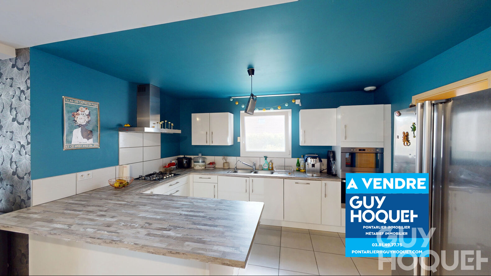 A VENDRE MAISON LA CHAUX TERRAIN GARAGE