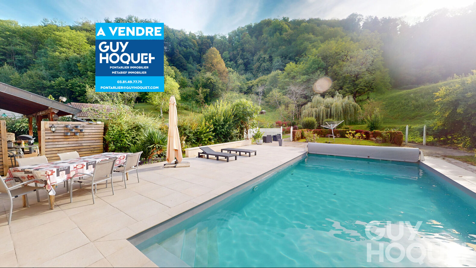 A VENDRE Relais rénové avec deux gîtes, piscine sur 5 ha de terrain