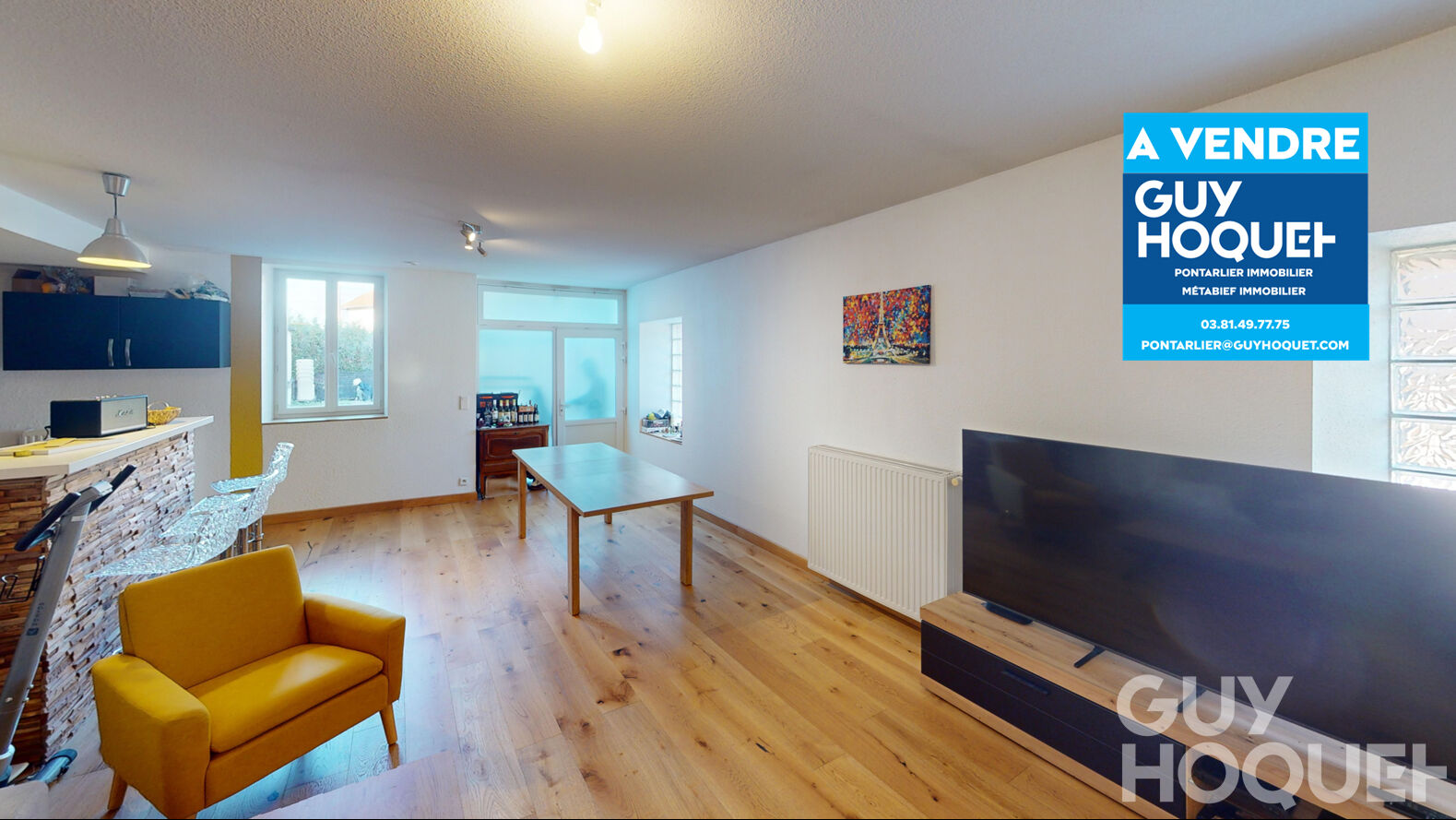 A VENDRE APPARTEMENT FRASNE JARDIN GARAGE