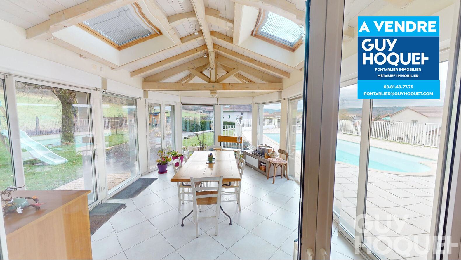 A VENDRE MAISON 6 CHAMBRES TERRAIN PISCINE