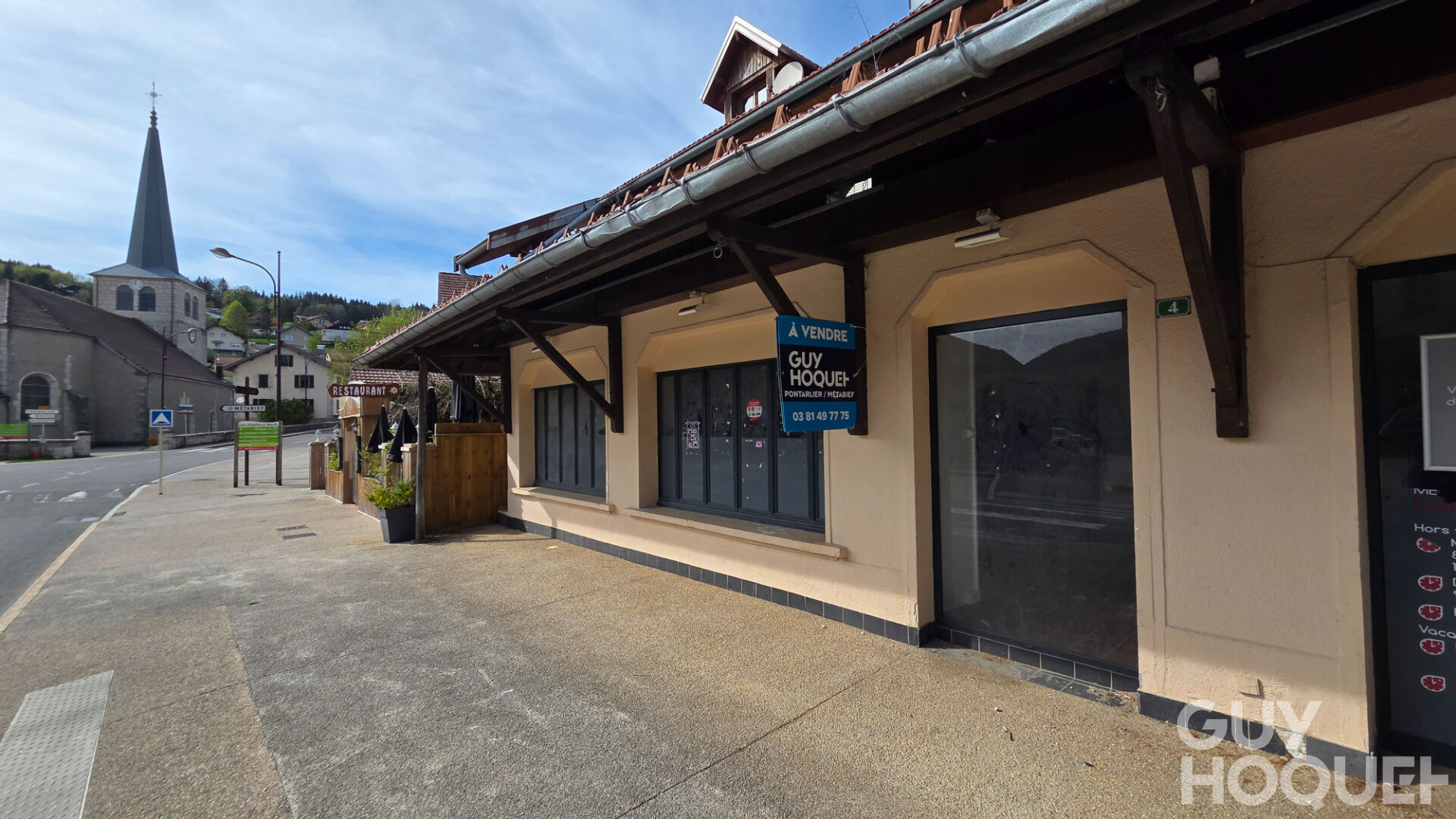 A VENDRE LOCAL CENTRE VILLE LES HOPITAUX NEUFS