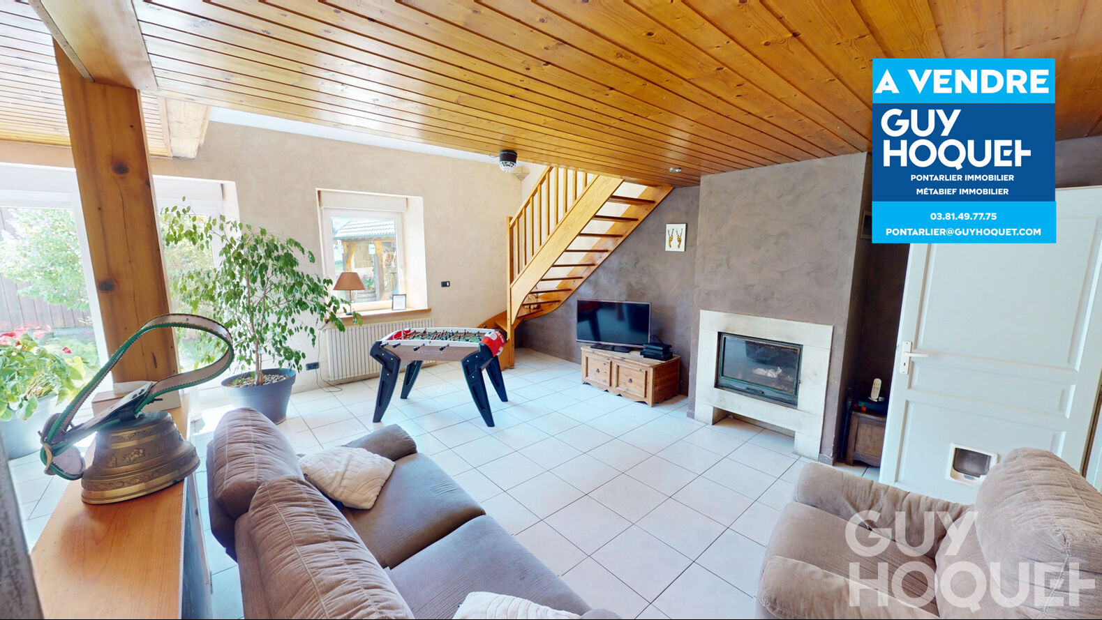 LEVIER MAISON A VENDRE TERRAIN GARAGE DOUBLE