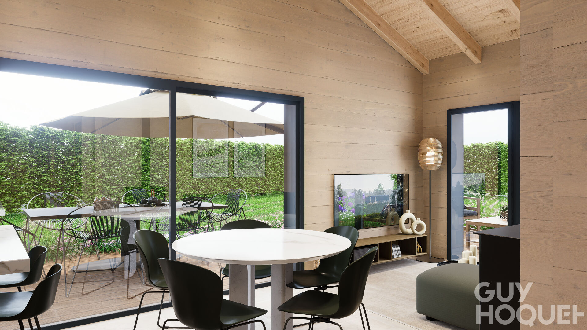 Maison neuve en construction L'Hôpital du Grosbois