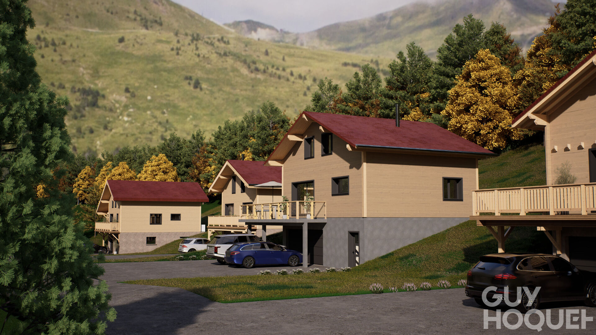 Terrain constructible Commune de MONTLEBON de 659 m²