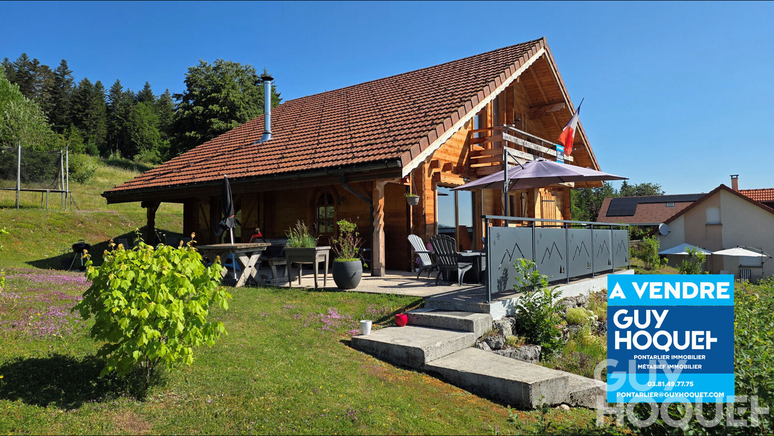 CHALET 6 PIECES AVEC TERRAIN ET GARAGES