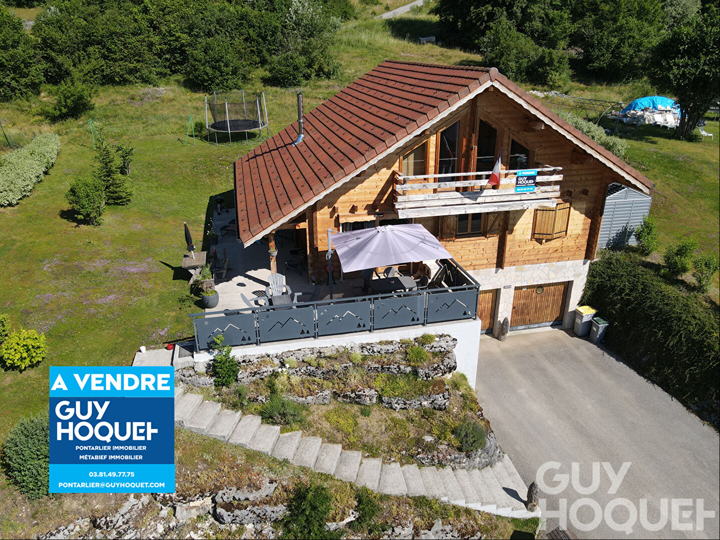 CHALET 6 PIECES AVEC TERRAIN ET GARAGES