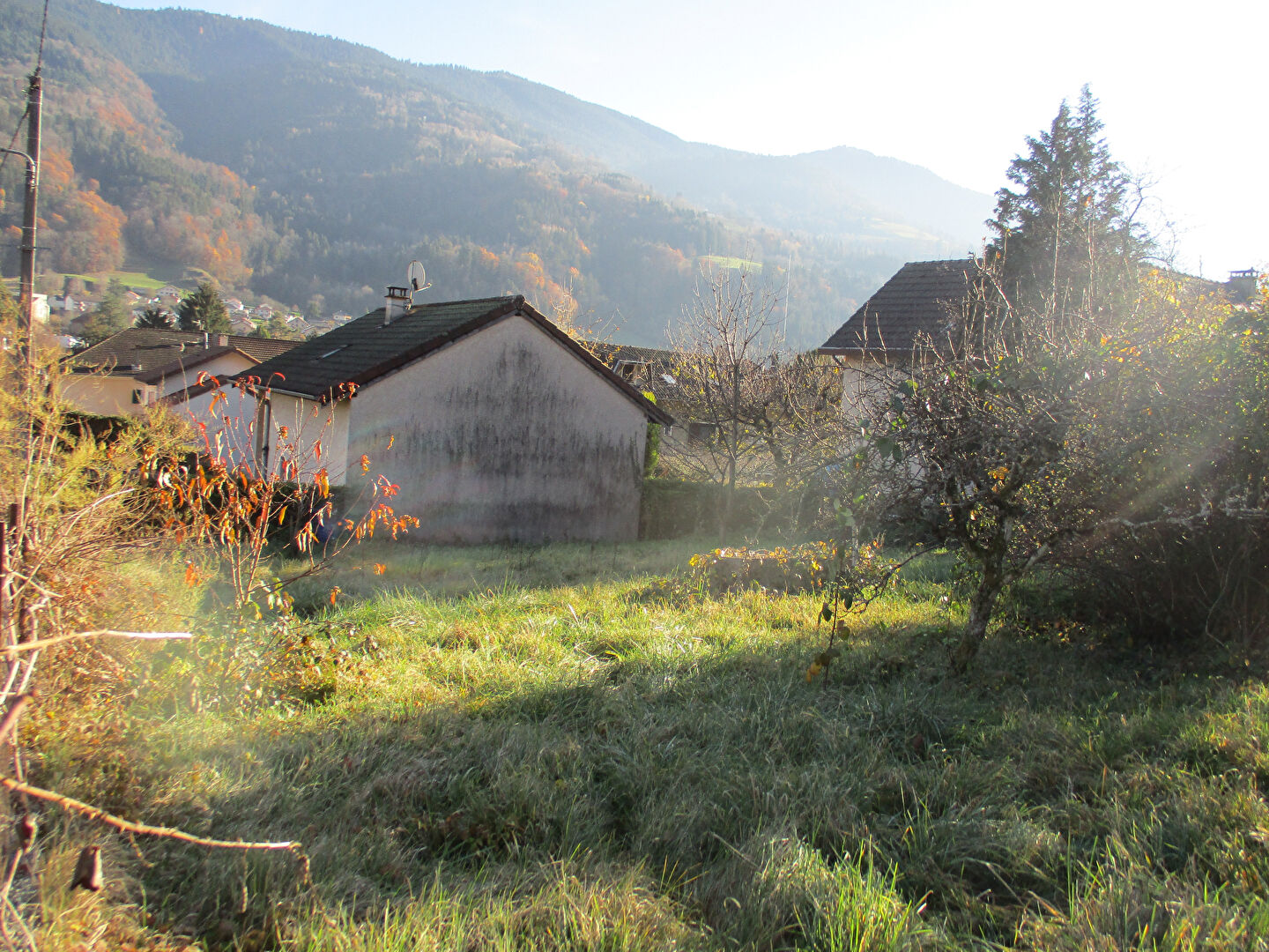 Terrain constructible  435 m2  Crets En Belledonne