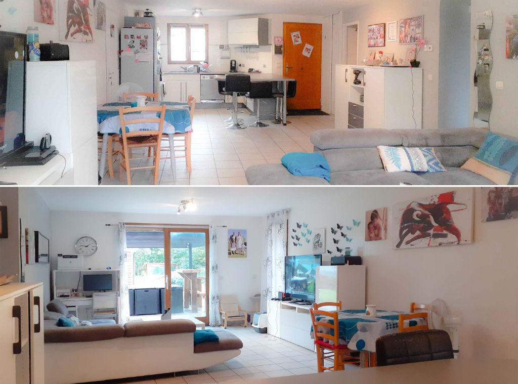 Vente d'un APPARTEMENT T4 RDC + JARDIN à LA ROCHETTE