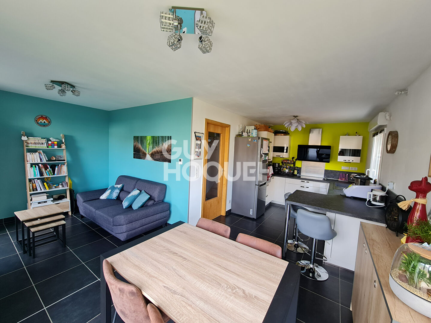 VENTE : appartement T4 duplex, avec Jardin à PORTE DE SAVOIE