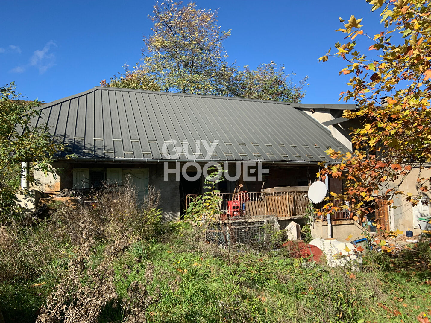 Maison 89m² + grange 50m² + hangear 114m²