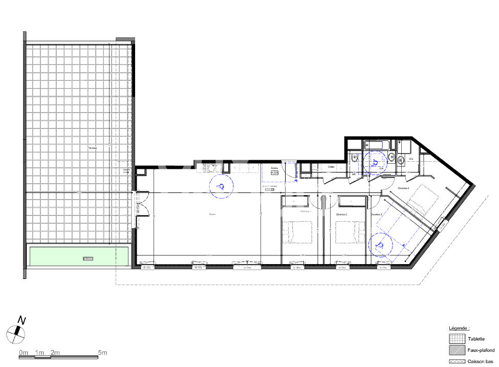Appartement Challes-les-eaux 5 pièce(s) 125 m2