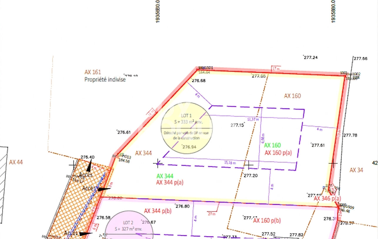 Terrain à vendre à Pontcharra - 333 m² - Construction libre
