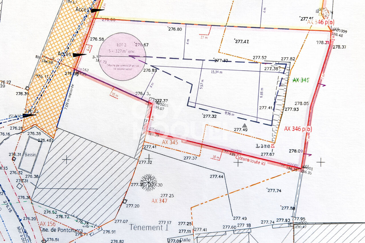 Terrain Pontcharra 327 m2