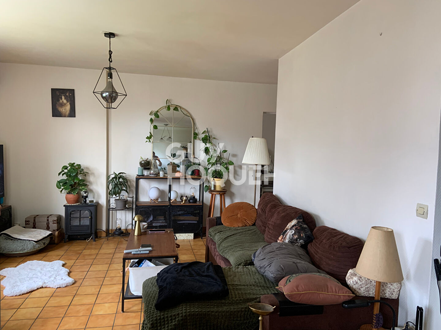 Appartement T2 + cave + 2 balcons