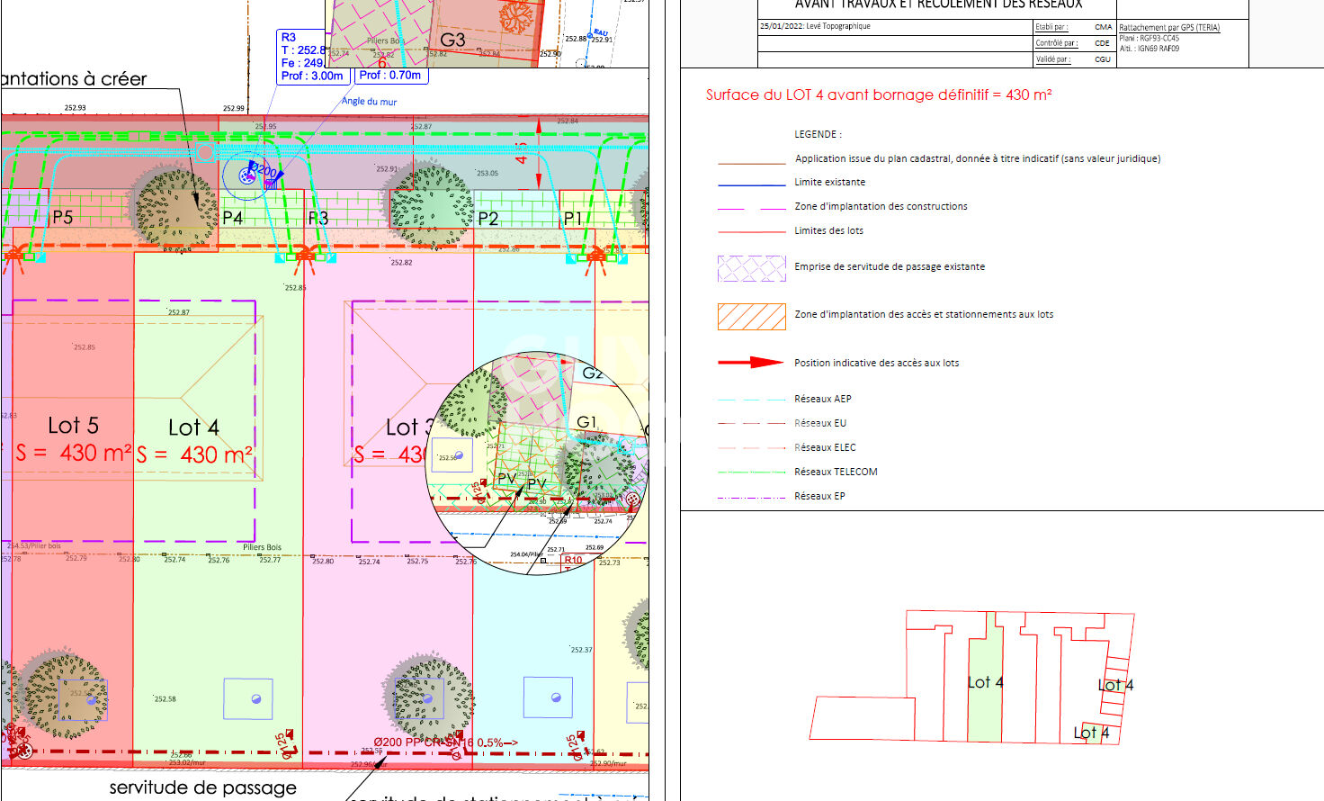 Terrain Barraux 430 m2