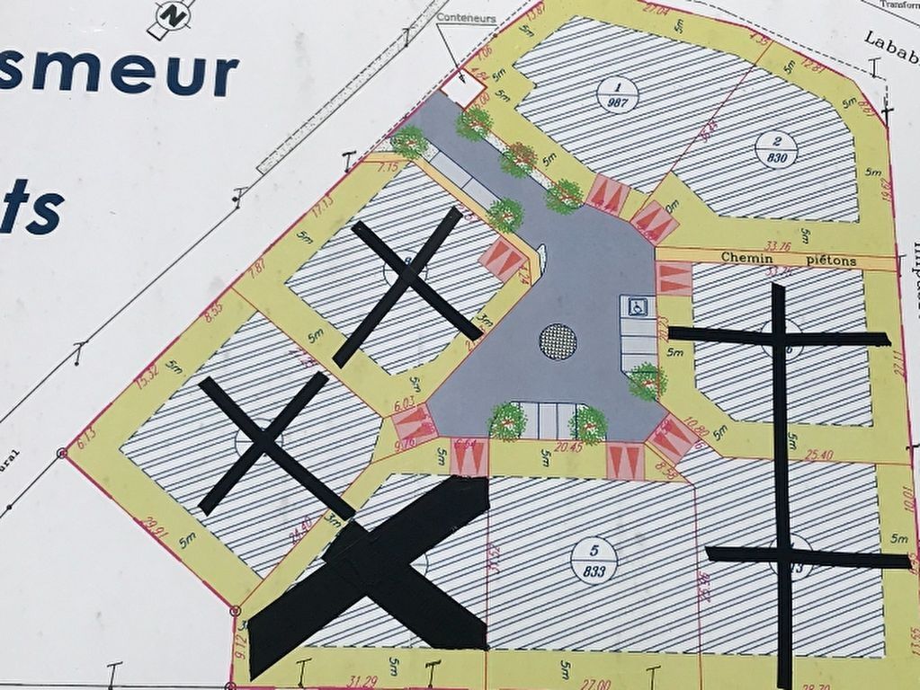 Terrain Pouldreuzic 830 m2