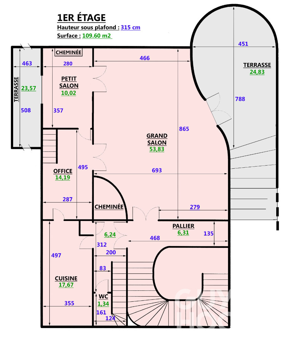 Propriété ART DECO 465 m2