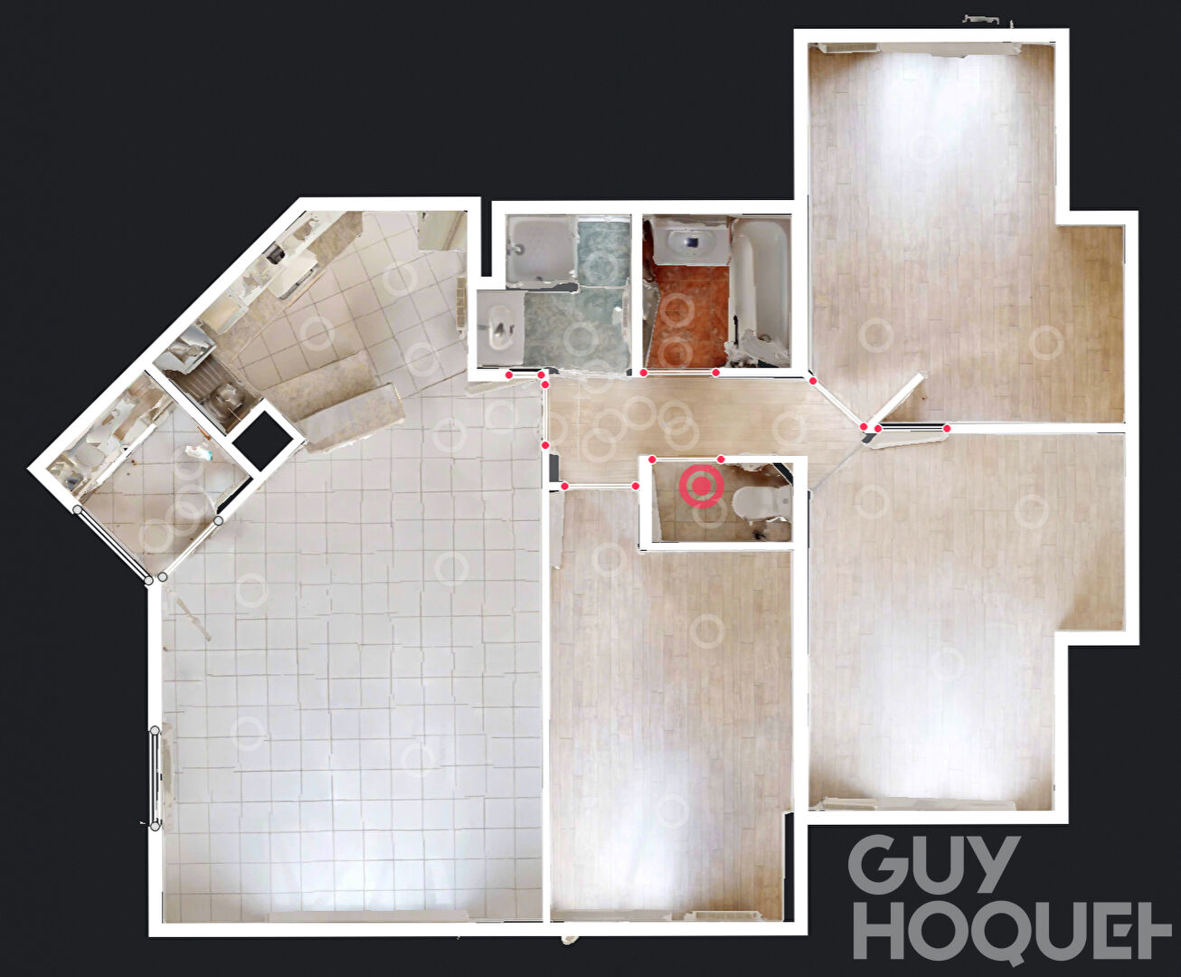Appartement avec jardin 3 chambres 80 m2