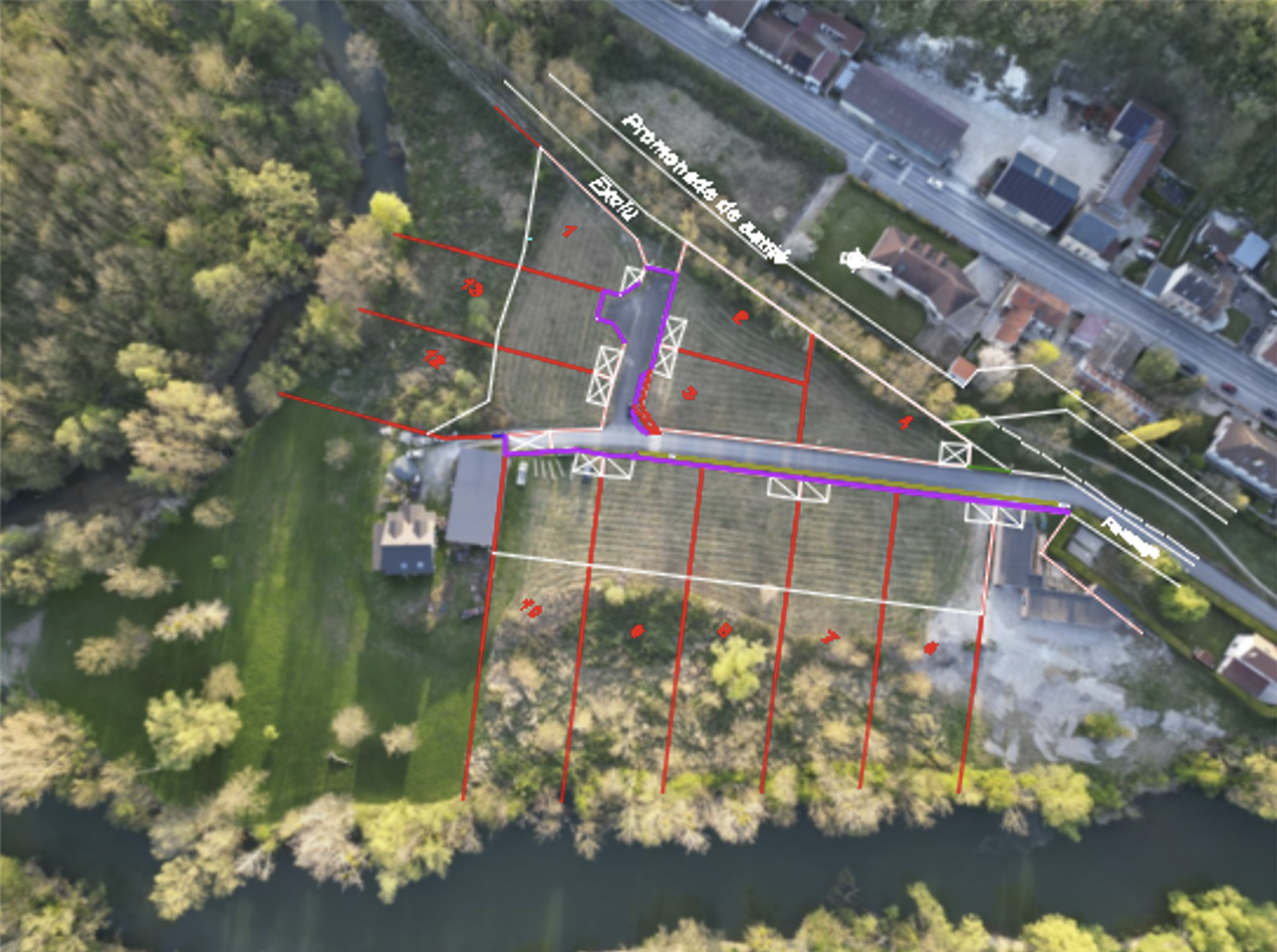 Terrain à vendre à Neuchâtel sur Aisne - 2252 m² - Lot 1