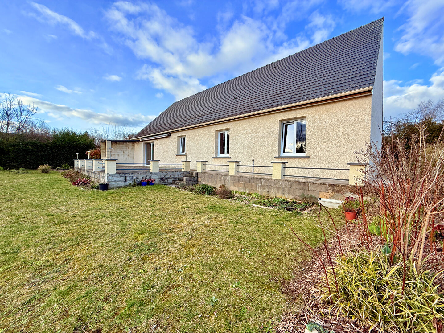 Maison à vendre à Courcelles sur Vesle- Terrain 1000m²