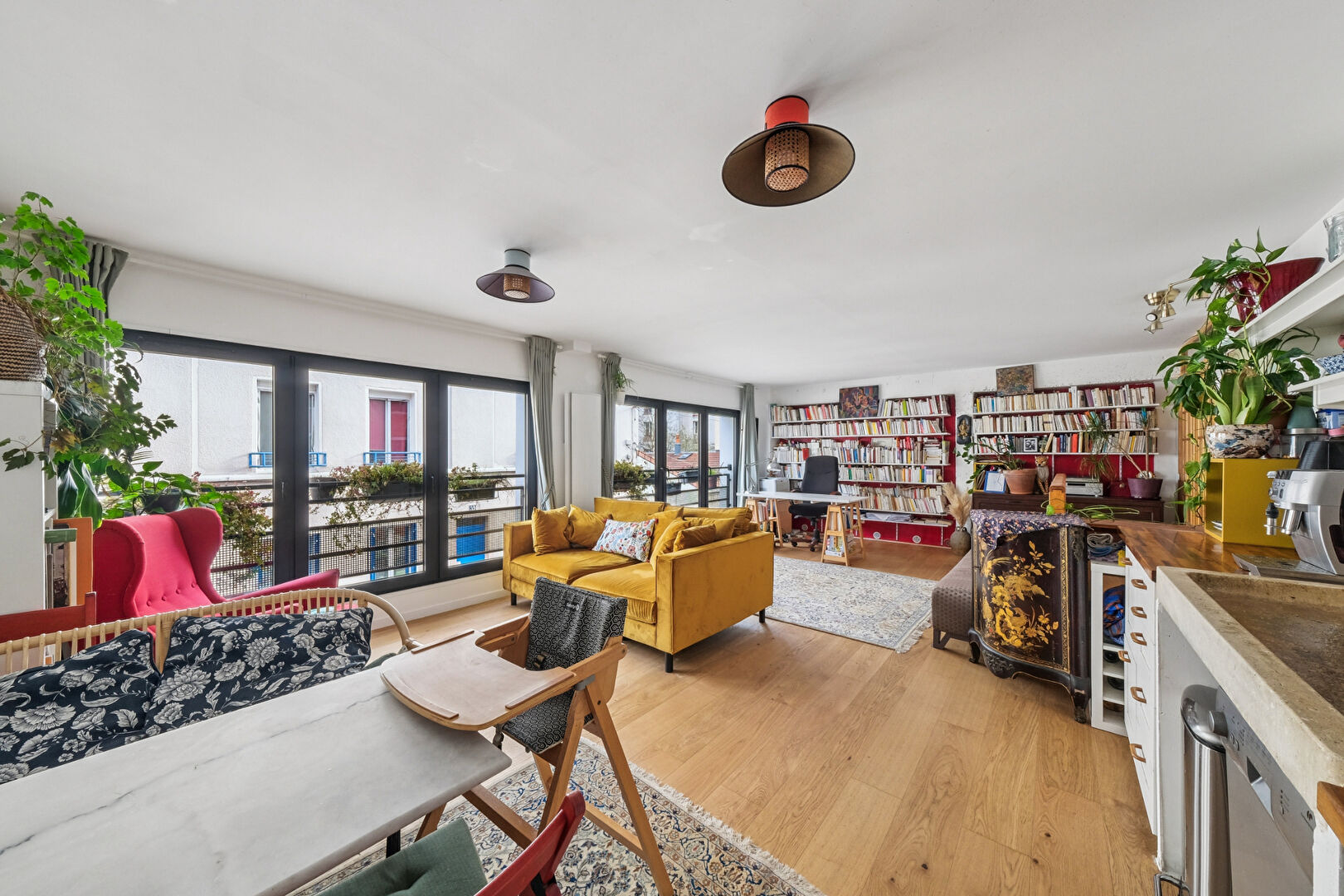 Duplex type Loft, 3 pièces LES LILAS