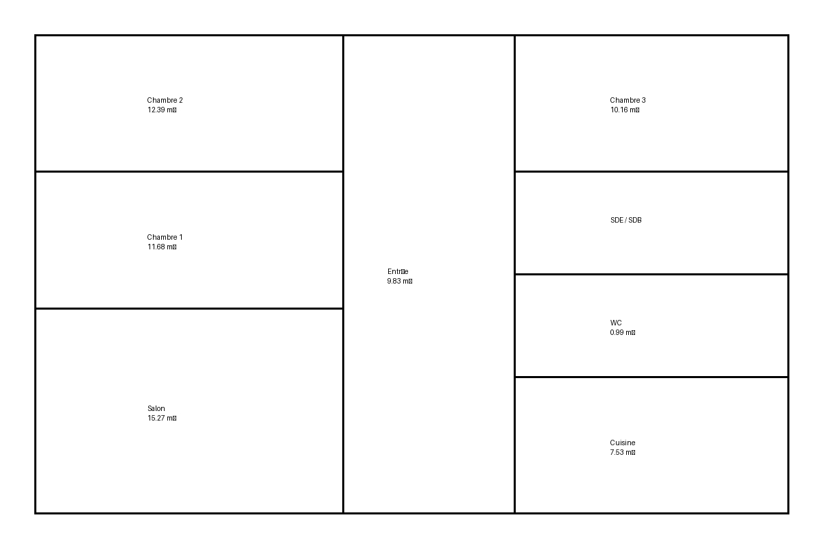 APPARTEMENT  -  4 PIECES - NOISY LE SEC - 10 minutes du RER E