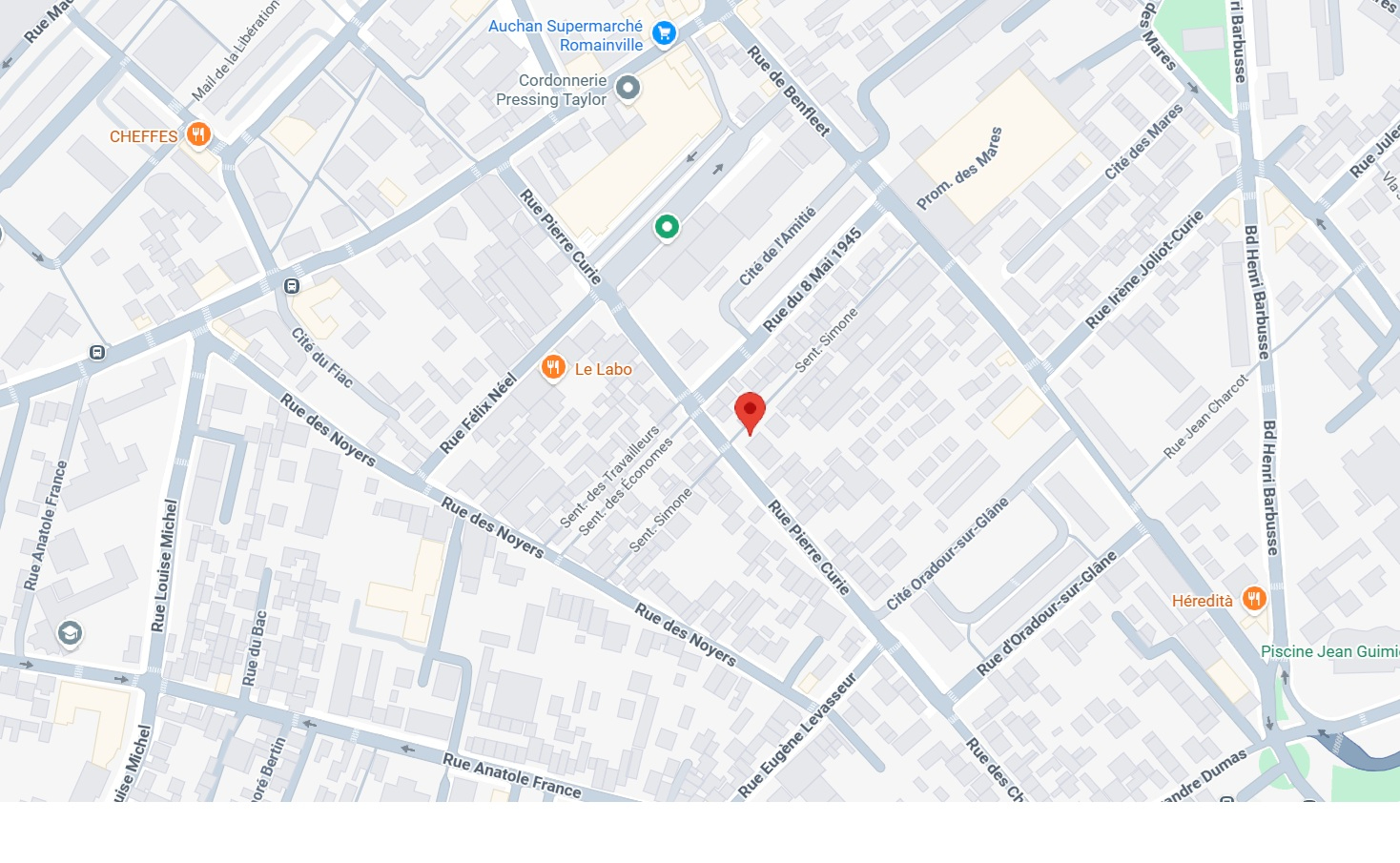 Parking intérieur - Rue Pierre Curie