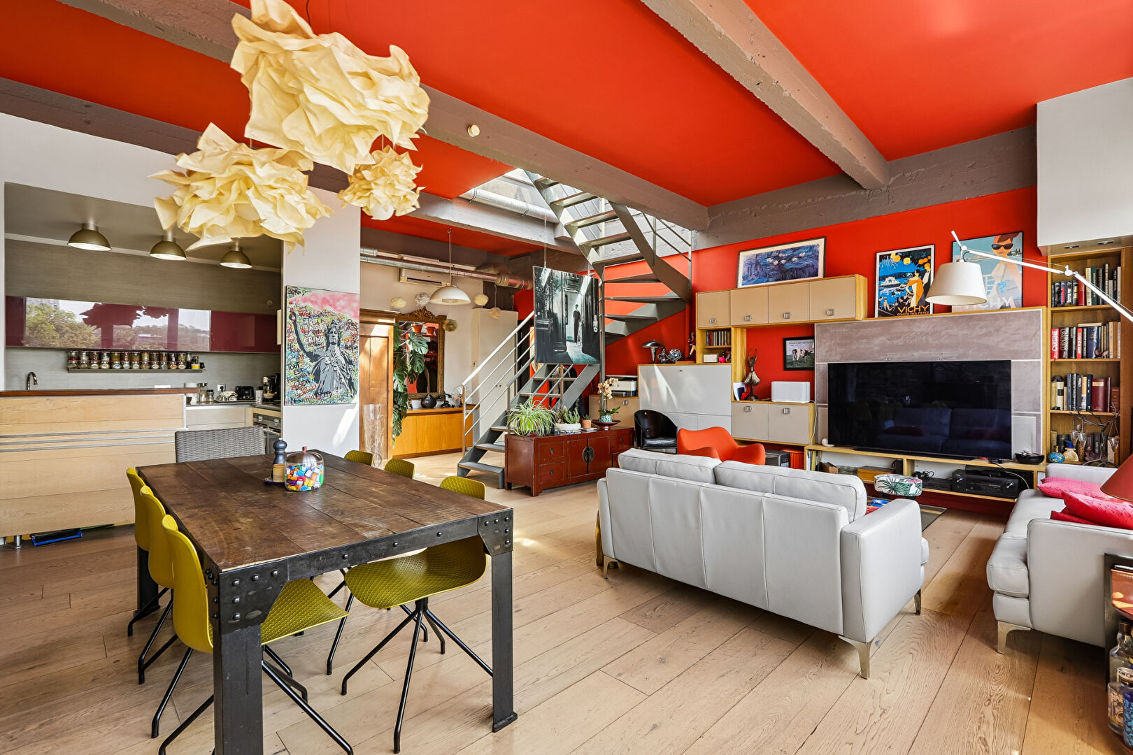 Loft d'exception avec rooftop panoramique Les Lilas 5 pièces 132 m2