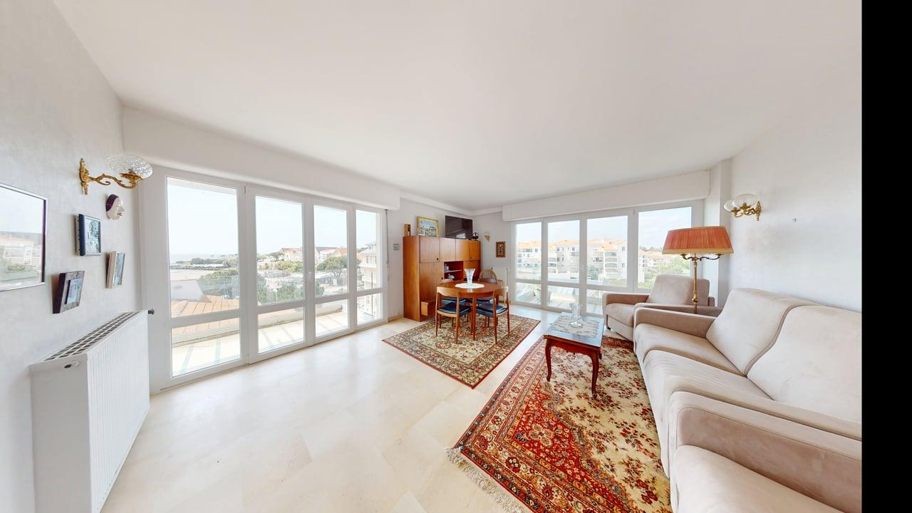 Appartement 3 pièces à vendre avec vue mer à Royan, Pontaillac