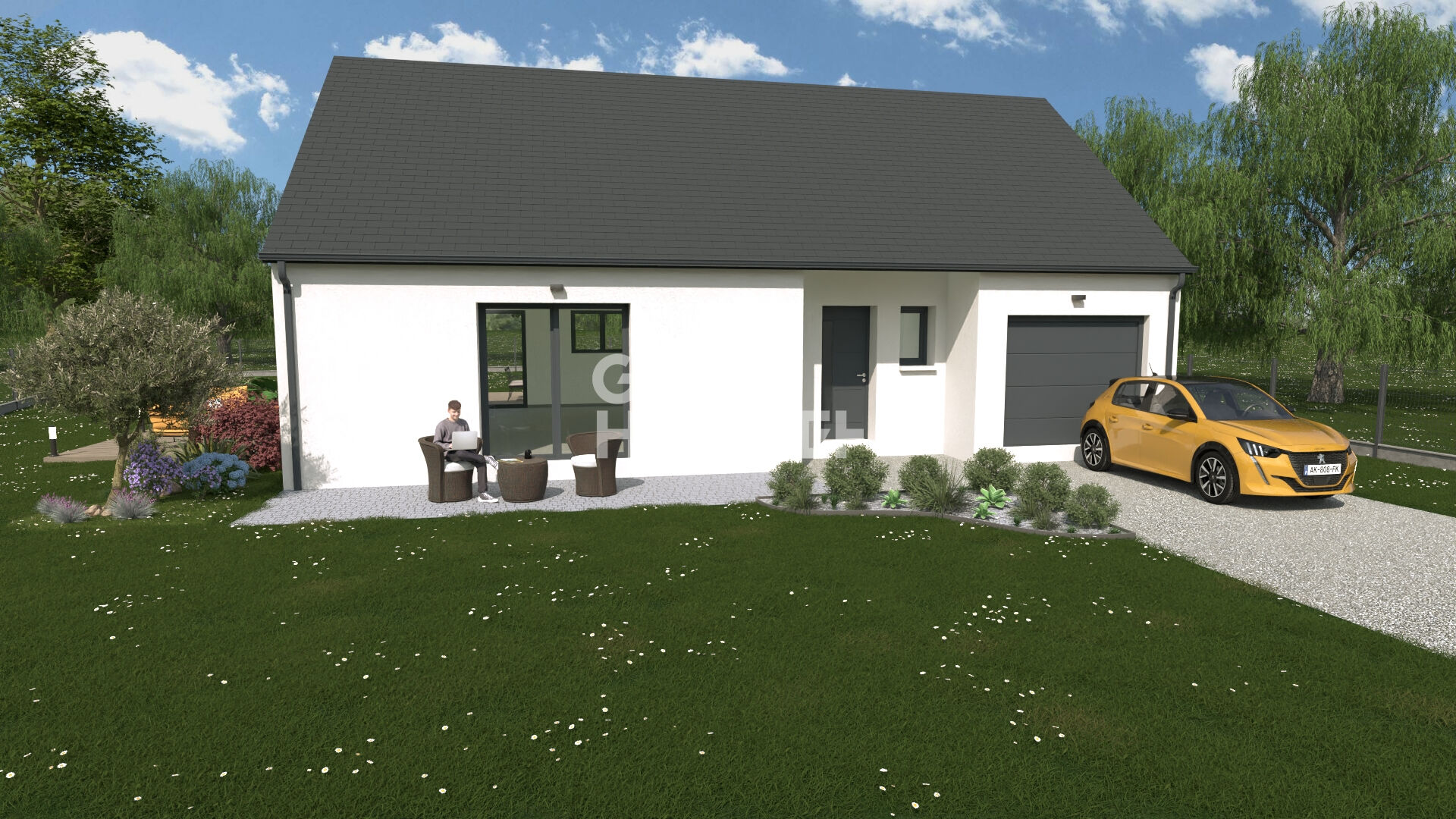 Terrain Rouziers De Touraine 971 m2