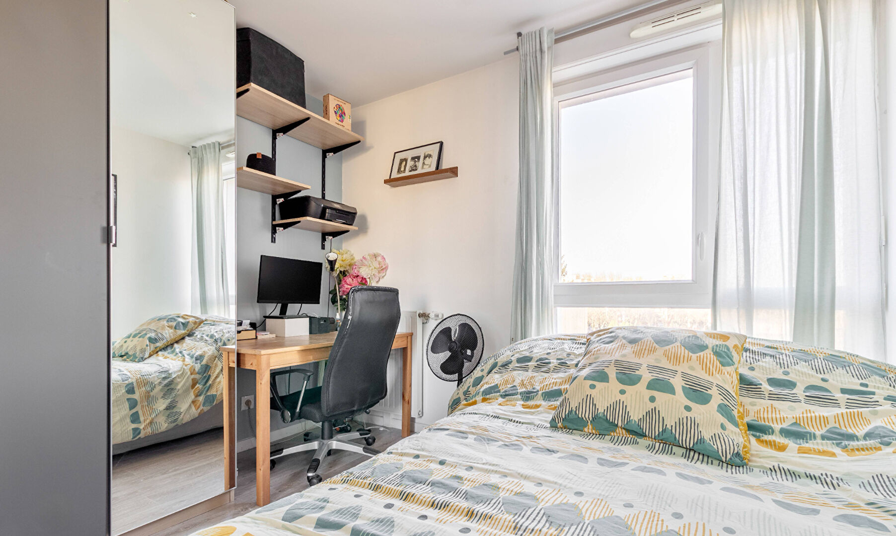 F4 dernier étage sans vis à vis.