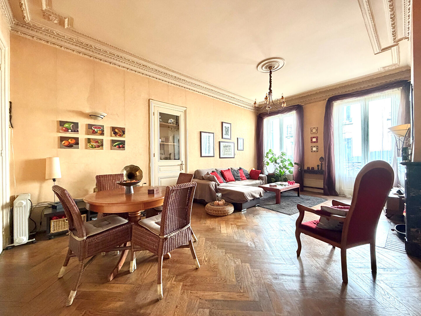 Appartement  style haussmannien 113 m2