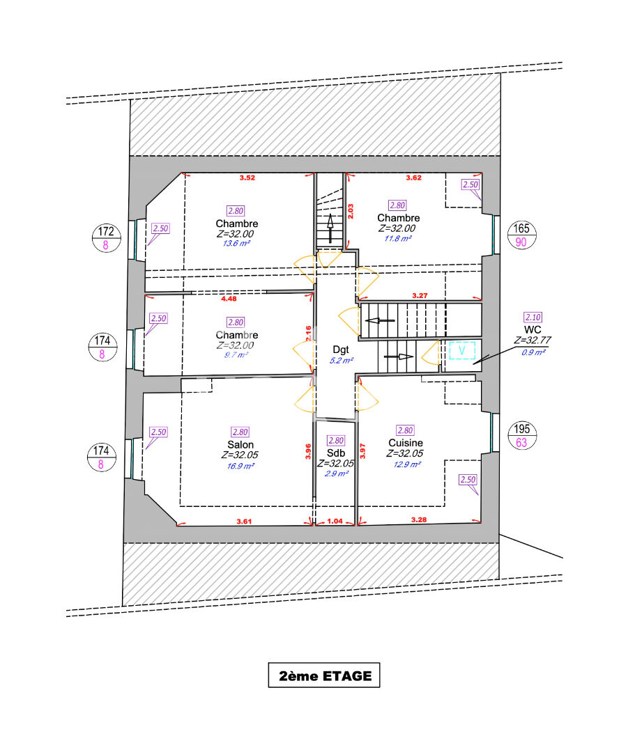 Appartement  4 pièces 75 m2