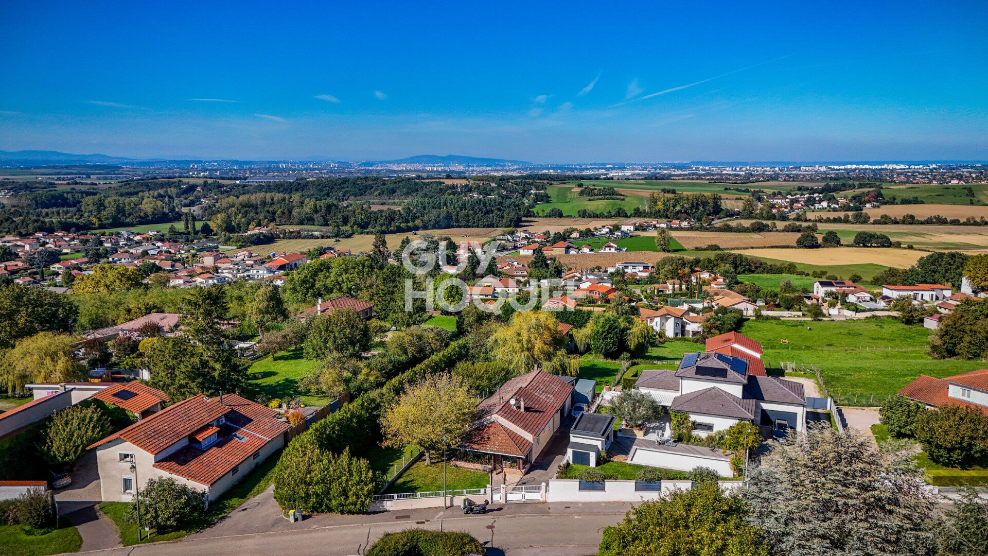 Maison Chaponnay avec vue spectaculaire