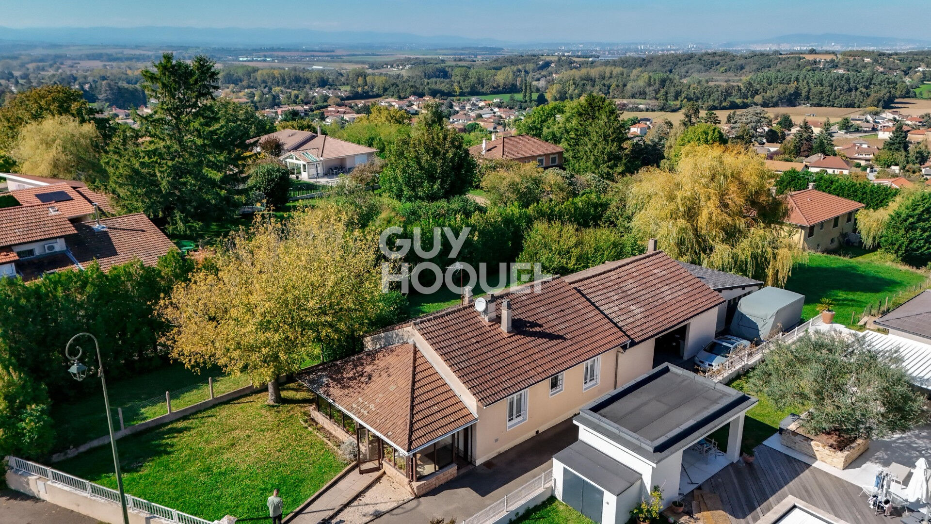 Maison Chaponnay avec vue spectaculaire