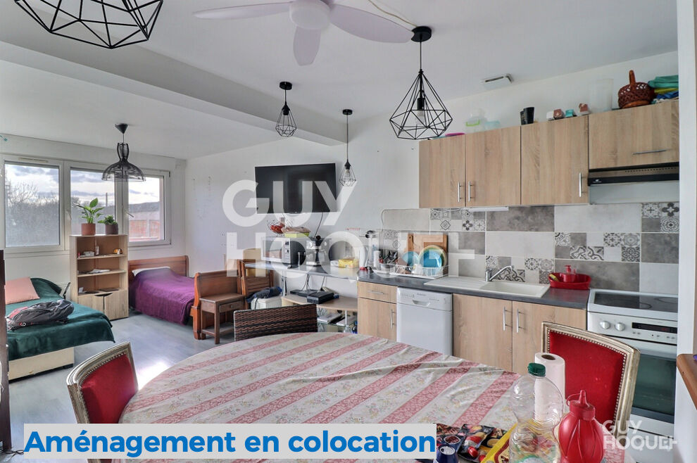 grand studio de 42,22 m2 SECTEUR GAMBETTA