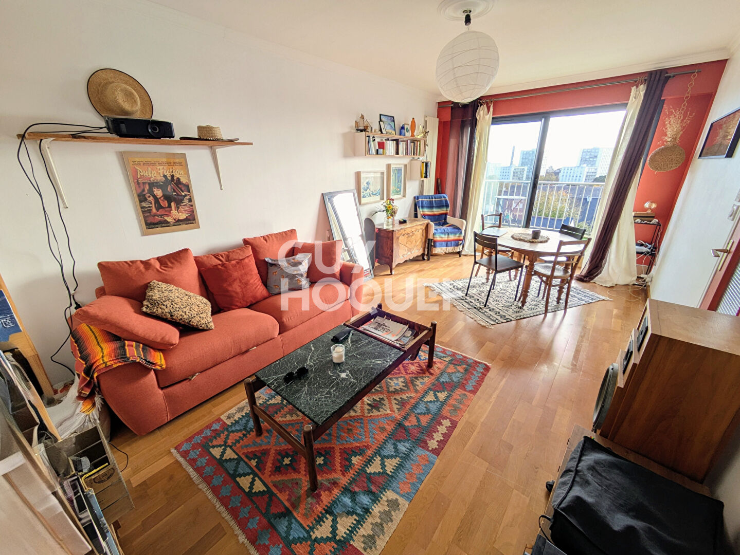 SAINT NAZAIRE, T2 rénové au dernier étage avec balcon vue mer