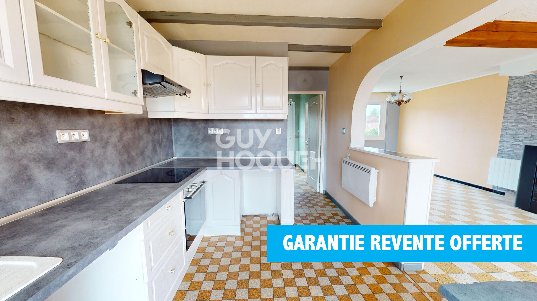 Maison 3 chambres avec jardin et garage