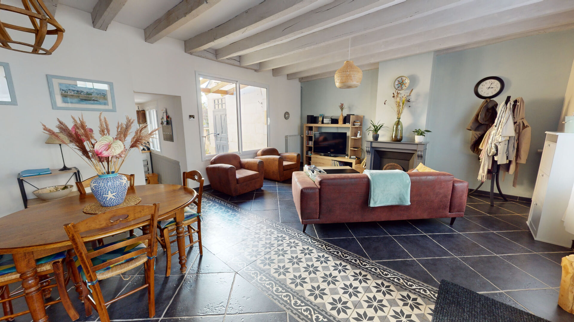 Maison ancienne rénovée VUE LOIRE à vendre à Chouzé-sur-Loire -