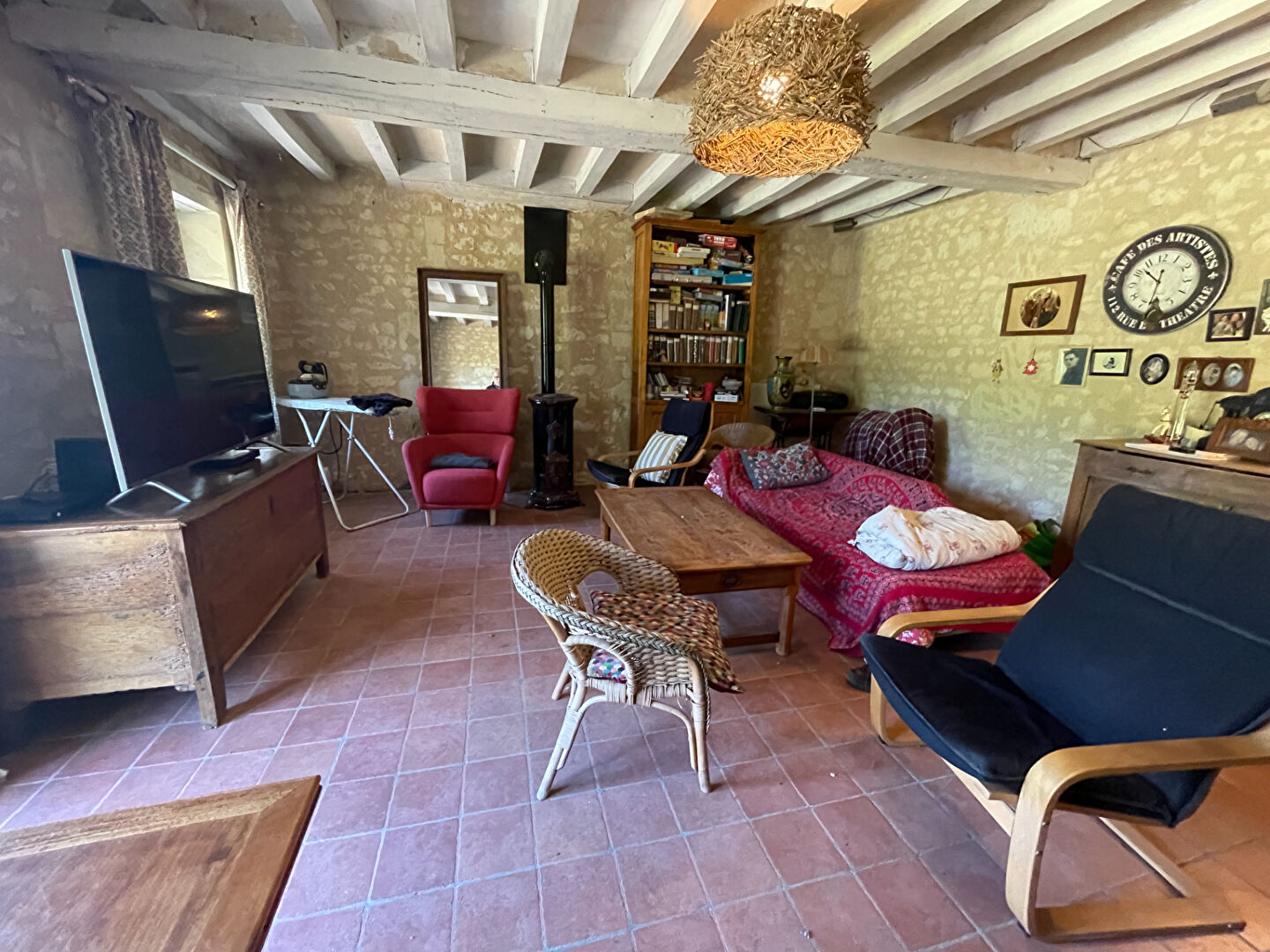 Charmante maison ancienne rénovée à vendre, calme et ensoleillée