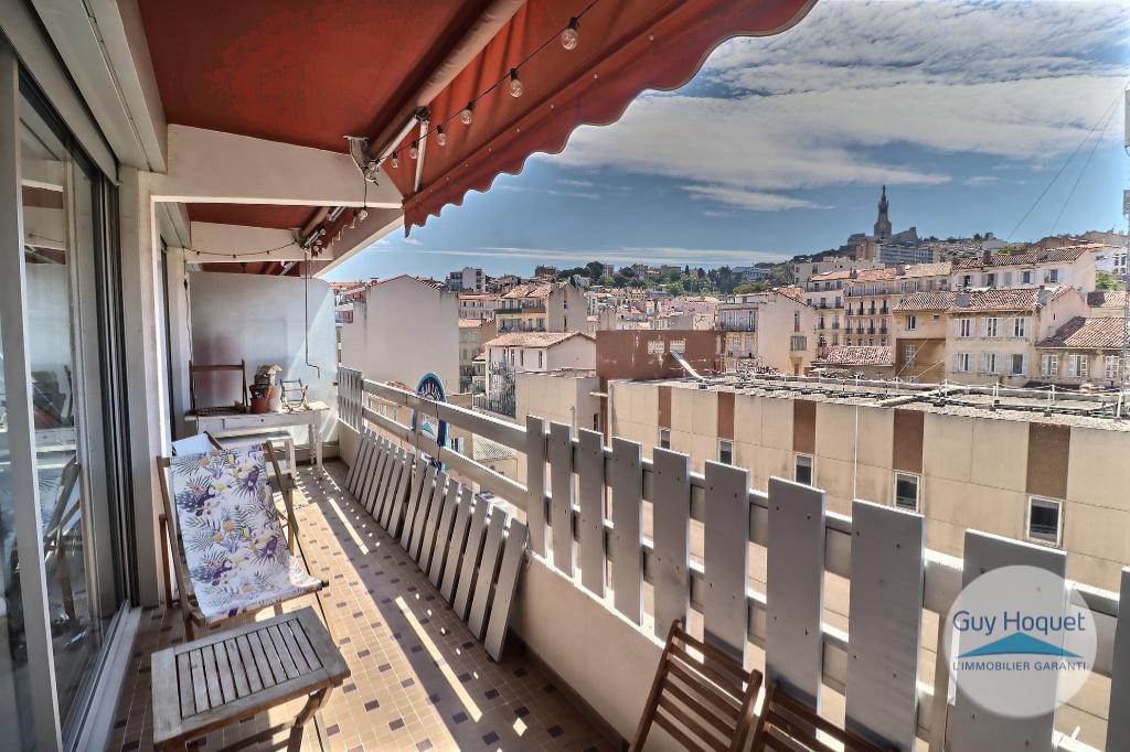 Location d'un appartement 4 pièces (90 m²) + garage à MARSEILLE 13007 immeuble le Richelieu rue Pascal