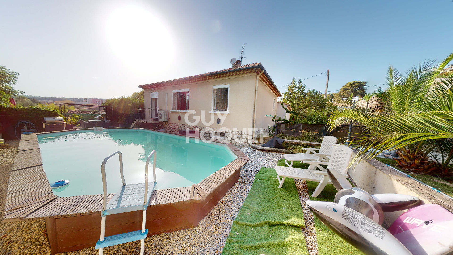 VENTE : maison T4 de plain-pied (100 m²) à SEPTEMES LES VALLONS