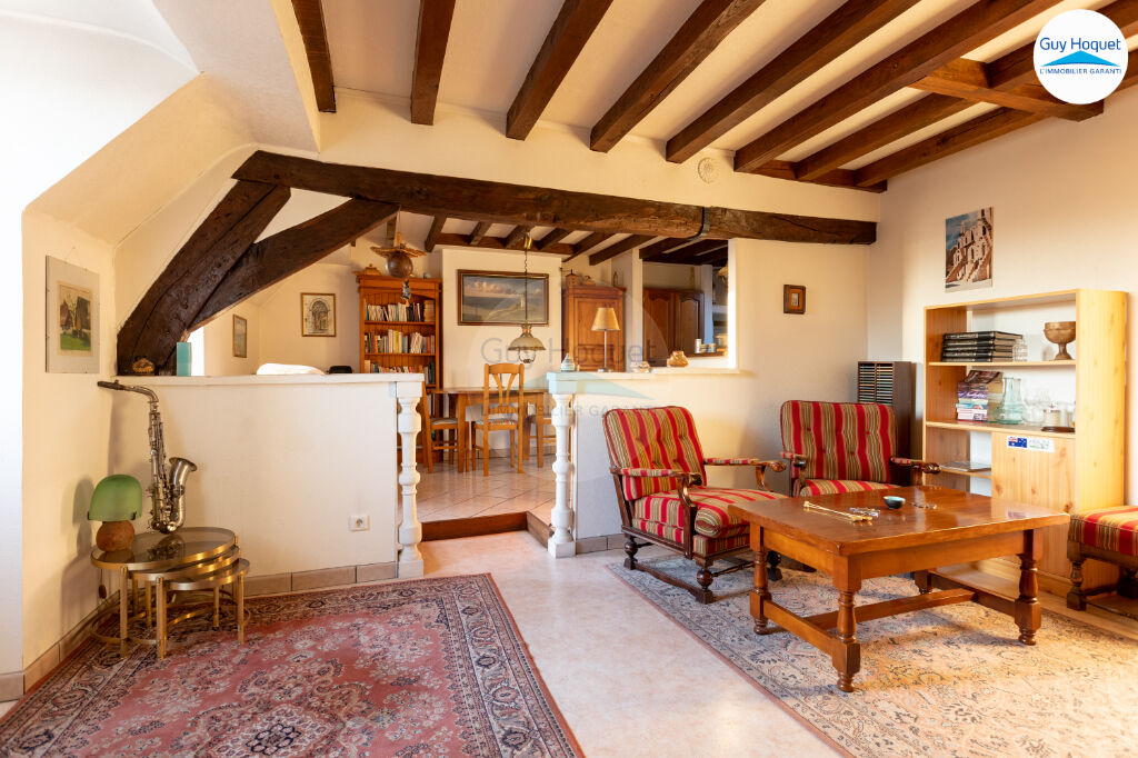 En vente à DRAVEIL (CHAMPROSAY) : appartement 3 pièces, en duplex de 73.99 m² loi Carrez, 99.38 m² au sol avec cave et jardin de 132 m²