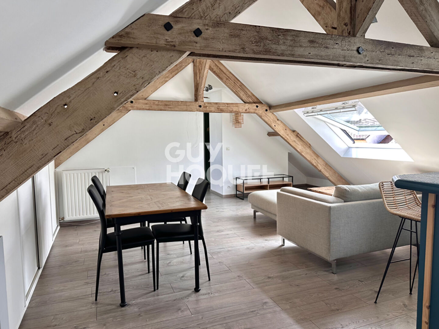 APPARTEMENT 3 PIÈCES MEUBLÉ AVEC PARKING À SOISY-SUR-SEINE
