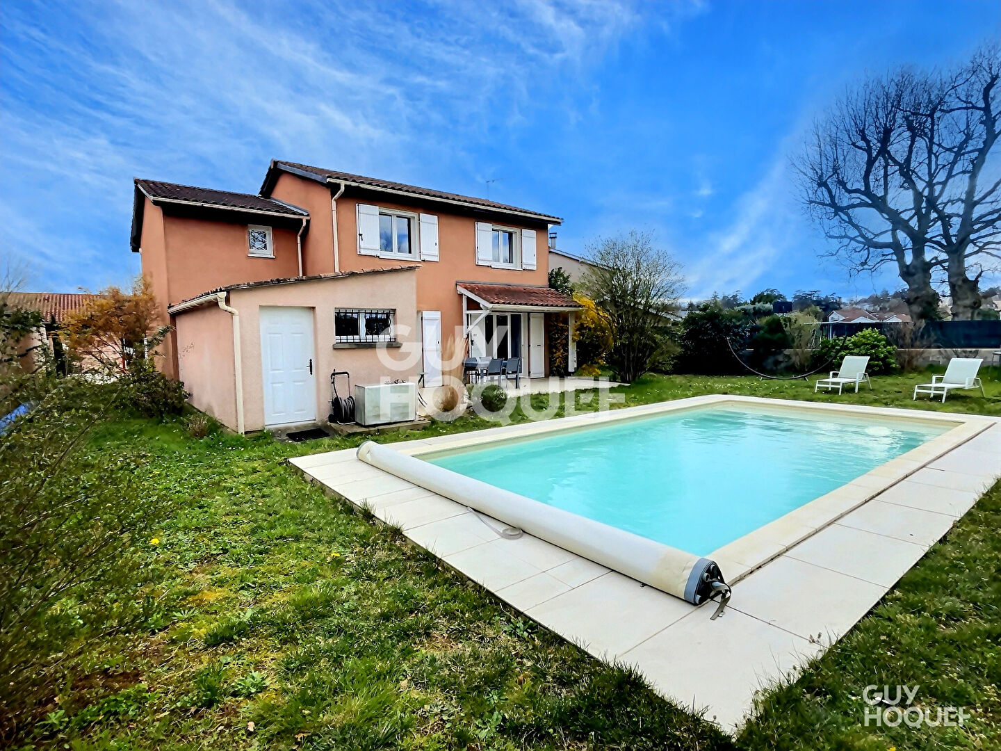 Maison familiale 5 pièces avec piscine à Saint Bonnet de Mure - 479 000 