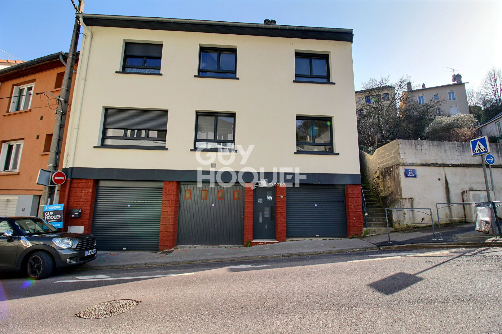 Maison à vendre à Nancy avec 4 chambres un bureau une terrasse un jardin et trois garages Rue de la Colline