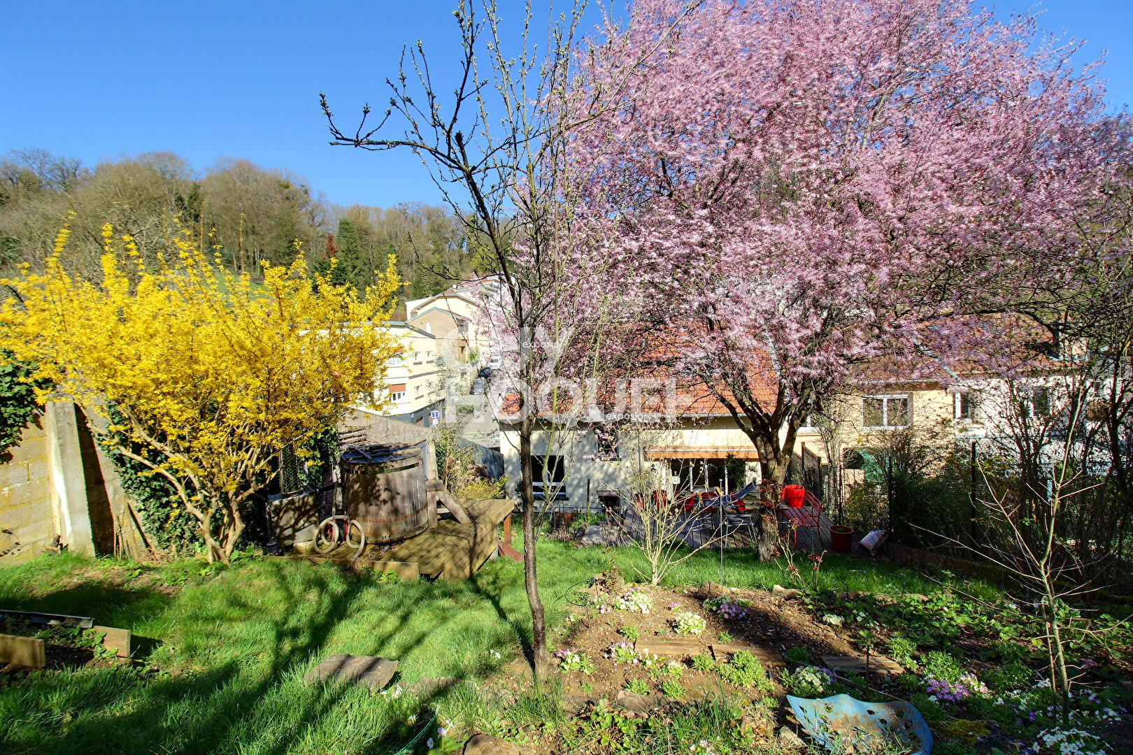 Maison à vendre à Nancy avec 4 chambres un bureau une terrasse un jardin et trois garages Rue de la Colline