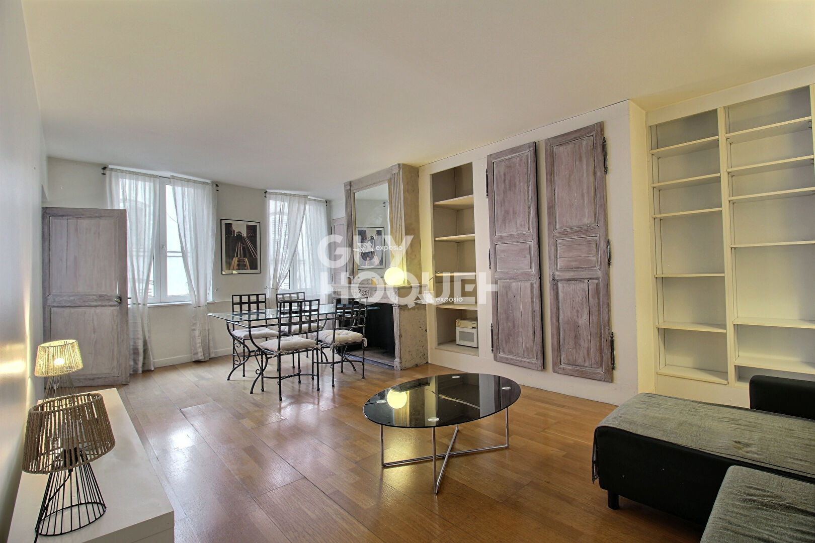 Appartement de caractère T2 avec une chambre à Nancy secteur Marché Central couvert